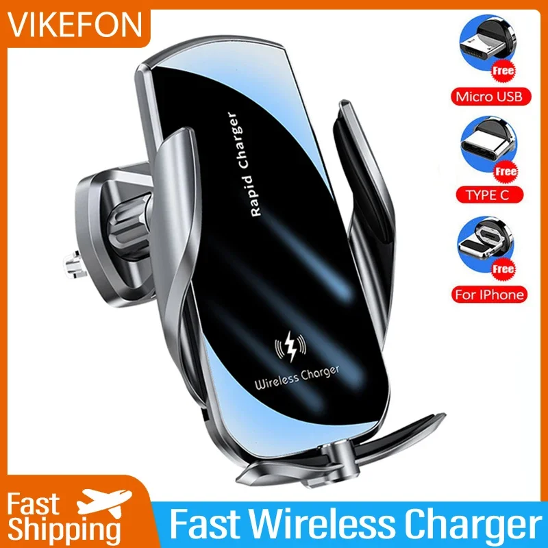 VIKEFON 30W Wireless Chargers  - đánh giá và giá Wireless Car Charger Mount Fast Charging