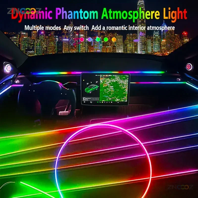 18IN1 Neon Car Interior Ambien - đánh giá và giá Led Ambient Interior Car Lights App Control