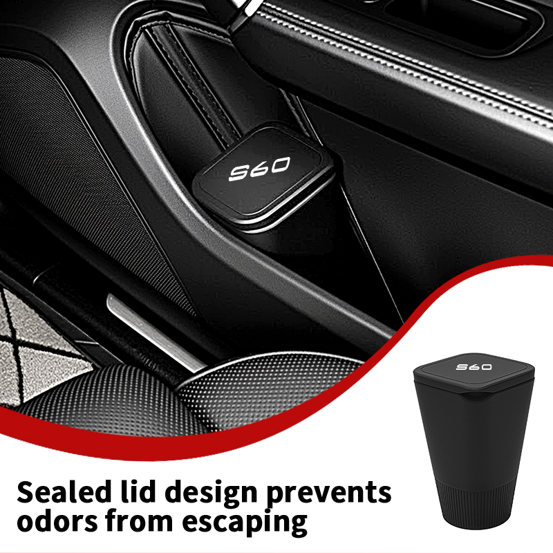 Silicone Car Door Storage Tras - đánh giá và giá Waterproof Car Trash Can With Lid