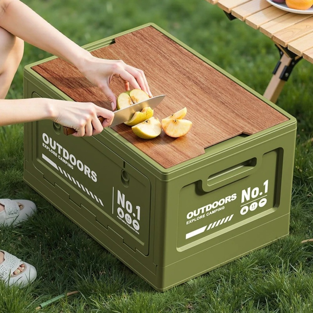 Camping Folding Storage Box wi - đánh giá và giá Car Trunk Organizer Foldable Storage Box
