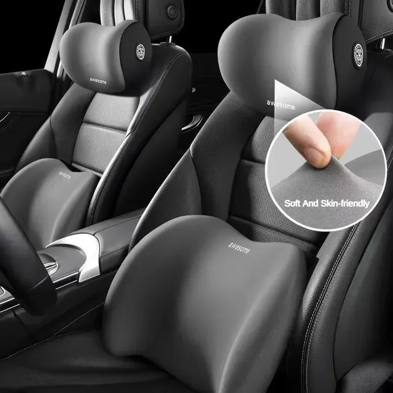 Ergonomic memory foam car seat - đánh giá và giá Memory Foam Car Neck Pillow Lumbar Support