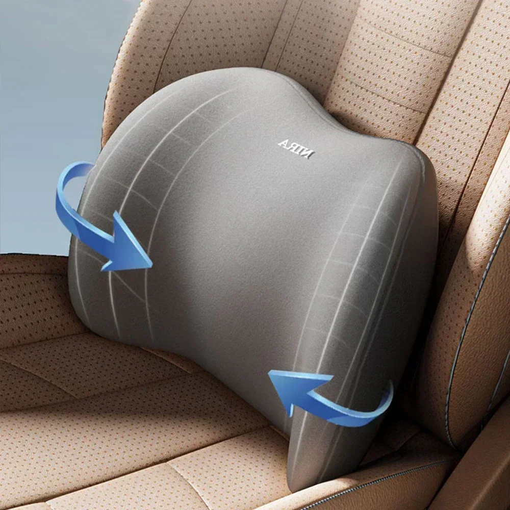 Ergonomic memory foam car seat - đánh giá và giá Memory Foam Car Neck Pillow Lumbar Support