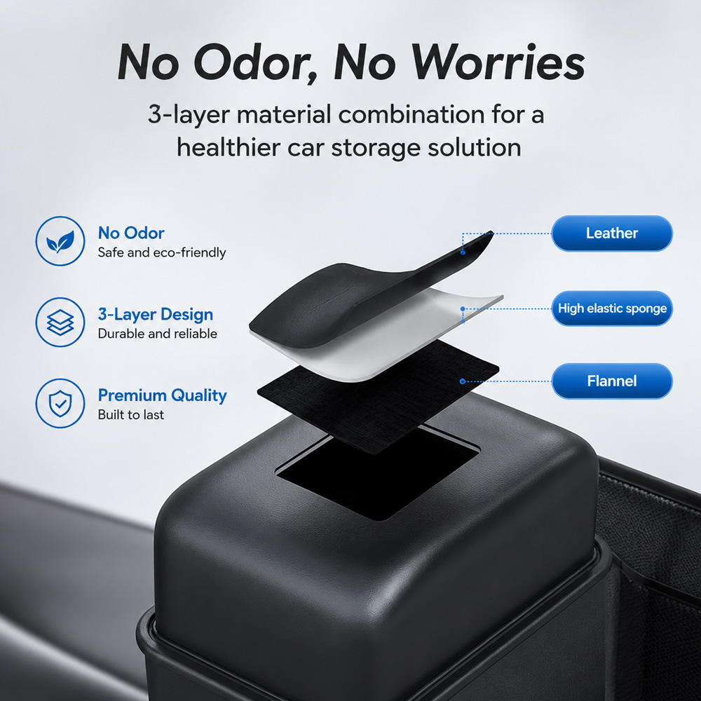 1Pc Kcimo Hanging PU Leather C - đánh giá và giá Car Trunk Organizer Foldable Storage Box