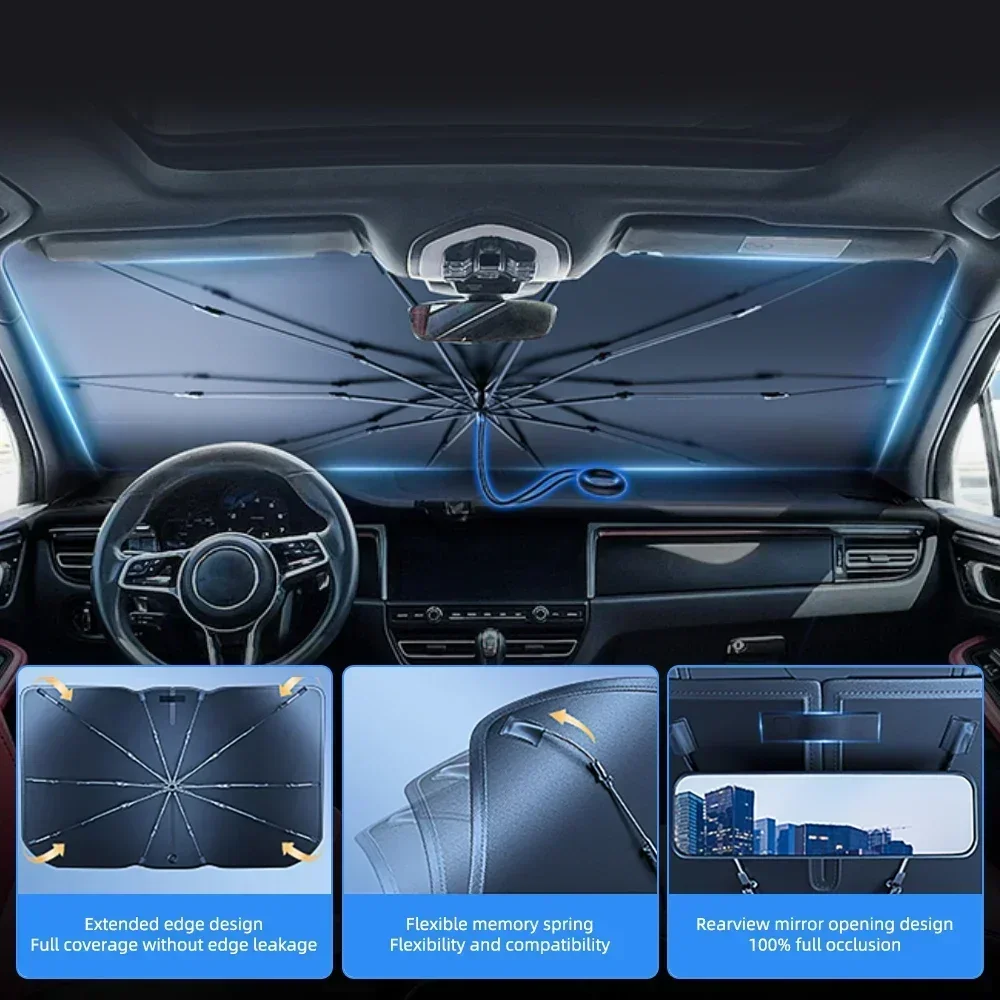 1PC Foldable Car Windshield Su - đánh giá và giá Car Sunshade Windshield Umbrella Foldable